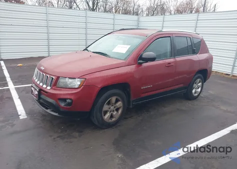2014 Jeep Compass Sport z USA, uszkodzony, nr VIN 1C4NJCBA0ED789339